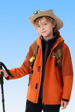 Camel 子供用三合一アウトドアジャケット【保温・防水・防風・大童向け】