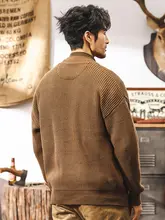 アメリカンヴィンテージ風 メンズカーディガン【冬用・厚手・ニット】