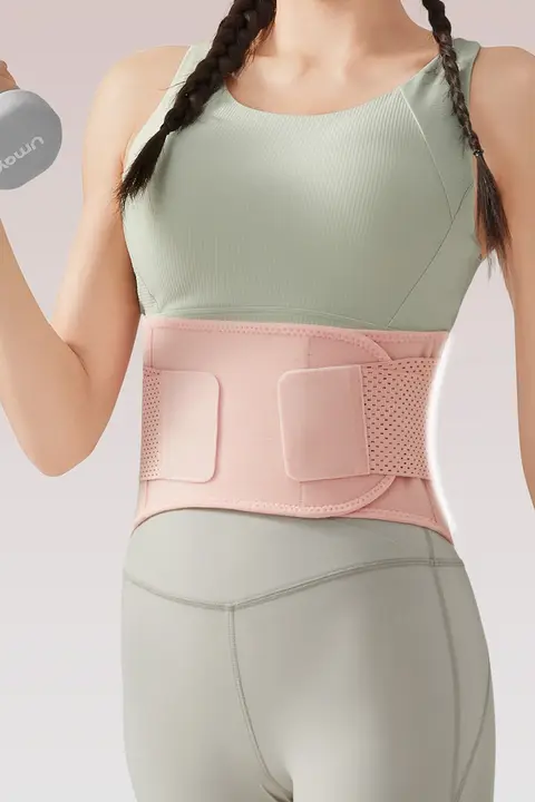 サポートベルト 女性用 通気性 支援 フィットネス トレーニング ランニング スクワット ウエストシェイプ