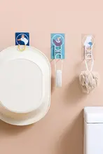 洗面器用 壁掛けフック【穴あけ不要・無痕粘着・浴室収納】