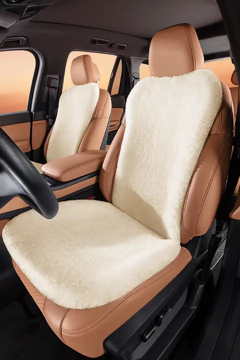 純羊毛製 車用シートクッション【秋冬用・極上の柔らかさ・オフィス用】