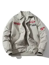 フライトジャケット 男女用 厚手 コットン ジャケット