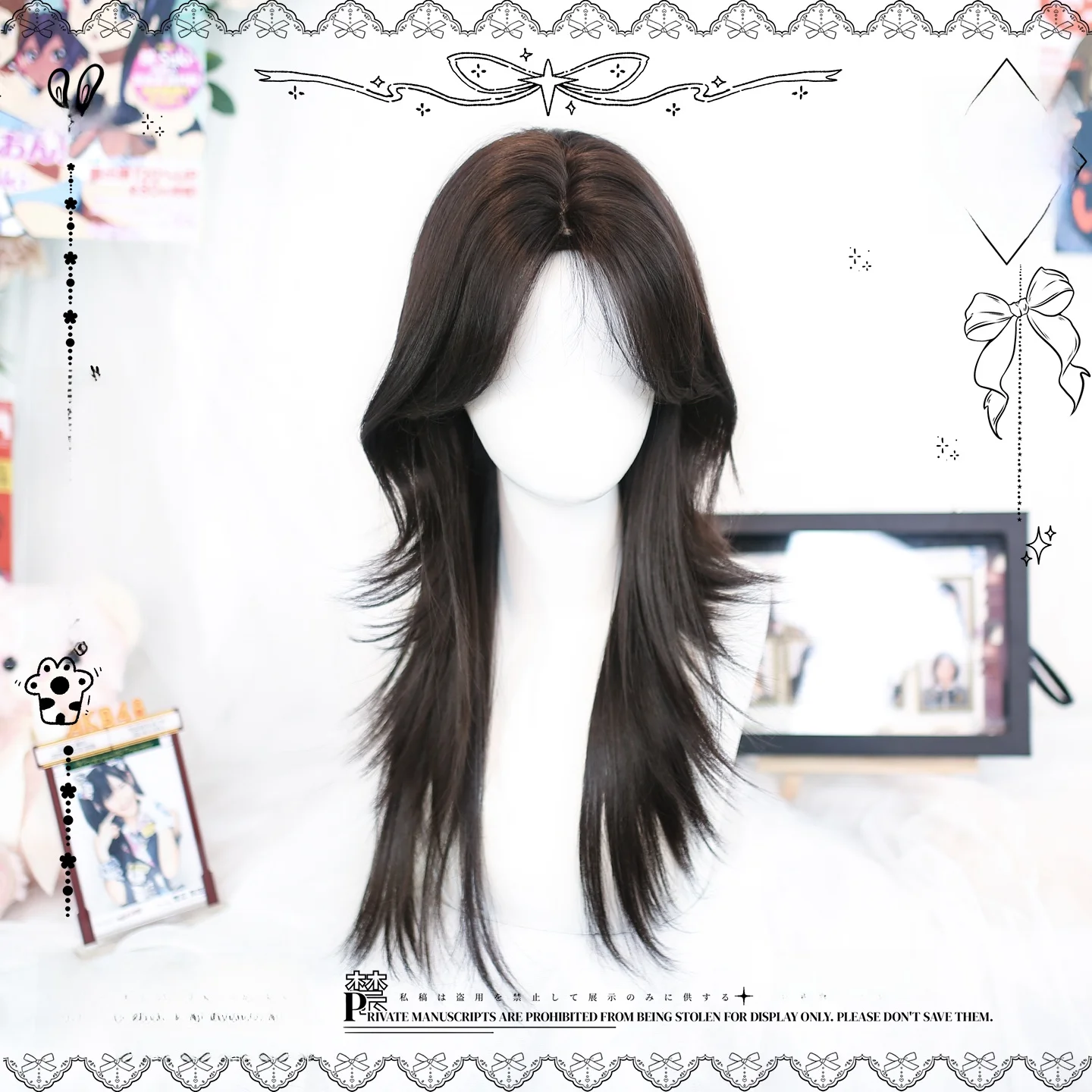 ロングヘアスタイル 前髪あり で失敗しない方法は？夢のような青いレイヤーカットウィッグが解決する
