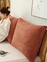 背もたれクッション 厚手 ふんわり ワイド 衝撃吸収 ベッド ソファー 畳 おしゃれ