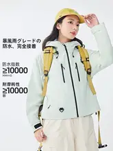 Camel 薄荷グリーンのアウトドア防水ジャケット【男女兼用・旅行・登山用】