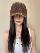 ペイズリーパターンのレトロなキャップ【女性用・広めのつば・スタイリッシュデザイン】