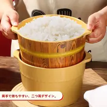 丸型業務用ライスバケツ【耐衝撃設計・高耐久性・食器用】