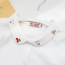 子供用長袖薄手シャツ【コットン・カーディガン・ホワイト・春秋用】