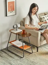 サイドテーブル コーヒーテーブル 家庭用小型 シンプルモダン ガラス 小テーブル