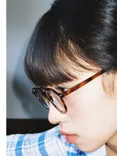 クラシックデザインの楕円形フレーム眼鏡【レトロスタイル・ファッション・平光レンズ】