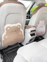 車用後部座席保護マット【防汚・収納ポケット付き・カートゥーンデザイン】