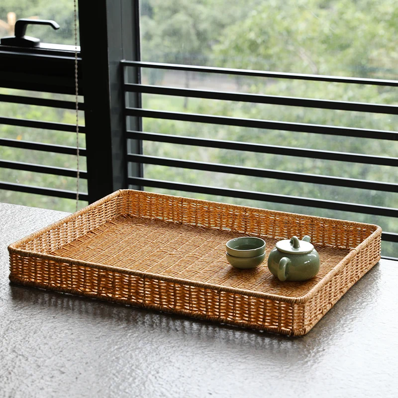 韓国インテリ アを再現｜カフェ風部屋の作り方　バスケットデザイントレイの役割と配置術