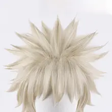 アマ風浅金爆発ヘア コスプレ用ウィッグ【加厚ショート・万能スタイル】