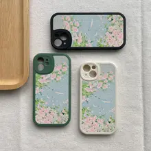 花柄デザインのスマートフォンケース【iPhone・Xiaomi・Huawei・Oppo・Vivo対応】（セットアップ対応）