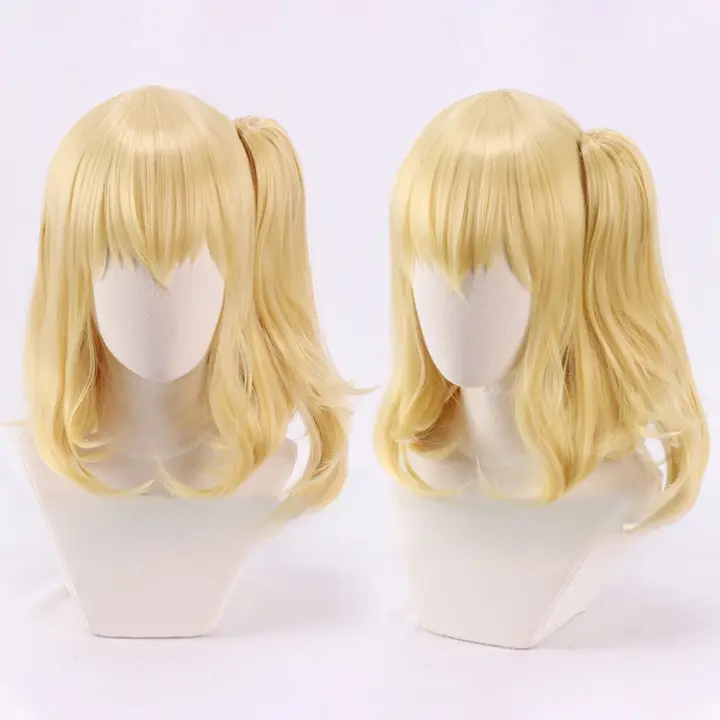 芙兰朵露 コスプレ用ウィッグ【マングゴールド・アニメキャラクター】