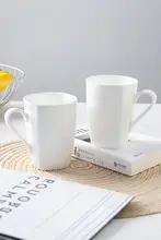 景徳鎮 白色骨瓷 無蓋マグカップ【オフィス・家庭用・陶器製・ミルク用】