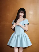 オフショルダーキャミワンピース【フレンチスタイル・ショート丈・春夏用】