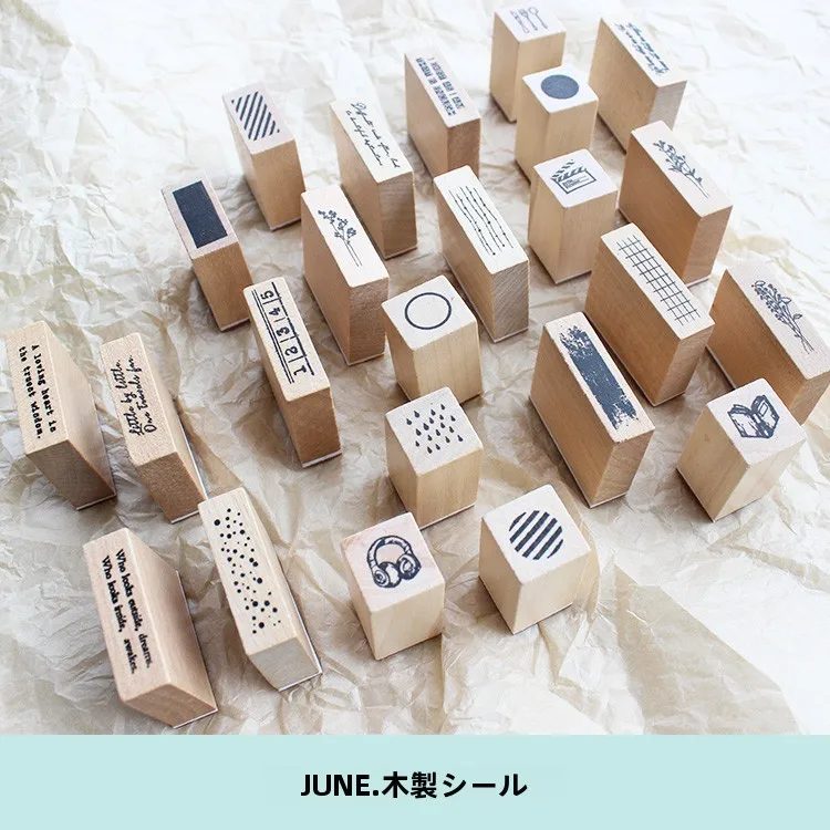 可愛い木製ラバー印章：ハンドメイド注意書き印刷の実用性と使い方