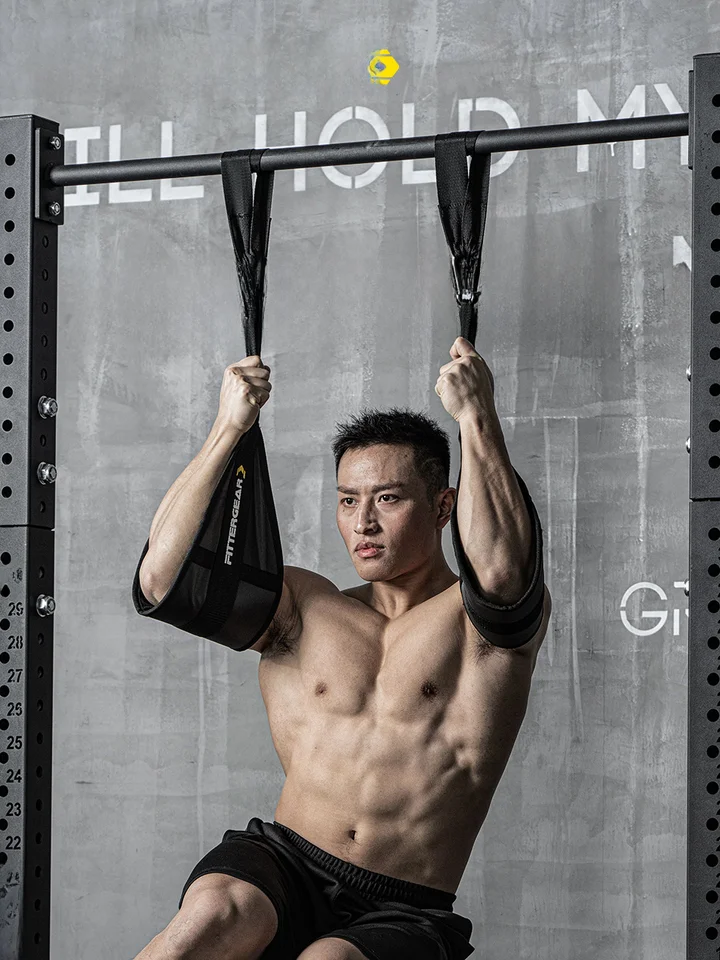 FitterGear 腹筋ト レーニング用 ハンギングベルト【家庭用・懸垂・レッグレイズ対応】