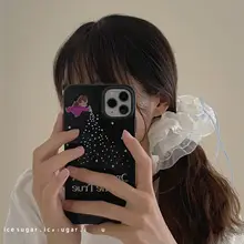 白色バレエ風ヘアバンド【レースフリル・リボン付き・可愛い丸いヘアゴム】
