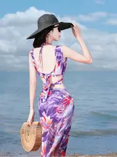 ビーチパーティー用セクシービキニ【ボヘミアンスタイル・三点セット・夏用】（セットアップ対応）