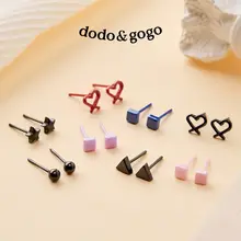 水滴デザインの陶器製イヤリング【シンプルでおしゃれ・耳に優しい】