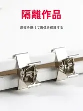 油絵用ステンレス製分離クリップ【持ち運び便利・金属製・油絵ツール】