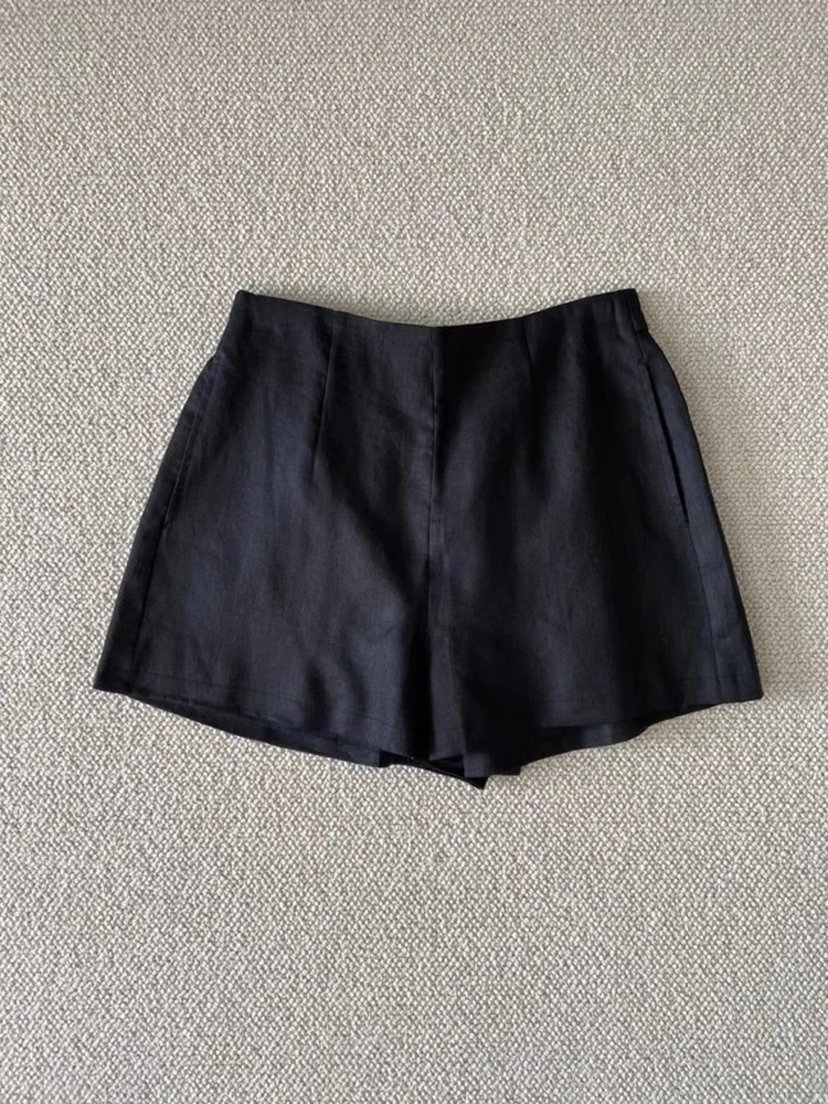 フレアパンツ ハイウエストでバランス感を取るには？古薇柔のホワイトコットンリネンパンツが解決するリアルな着こなしの悩み