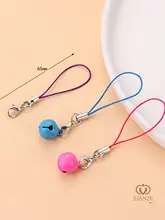 カラフルなスマホストラップDIYパーツ【メタルクリンチ・ハンドメイド用・多色】
