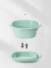 折りたたみ式プラスチック洗面器【大・小2サイズ・旅行や家庭用・学生寮向け】