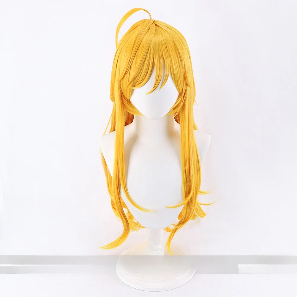 コスプレ用 パンディウィッグ【金色・フリンジ付き】：万圣节に簡単かつリアルな見た目を実現