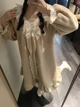 公爵デザインの姫系柔らかなおやすみパジャマ【極上の柔らかさ・フリル付き・三点組（セットアップ対応）】