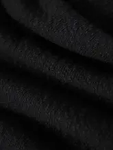 上品なブラックコットンニットトップス【通勤・快適・シンプルデザイン】