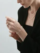 極上の柔らかさの925銀製ブタ鼻デザインブレスレット【シンプルでおしゃれ】（セットアップ対応）