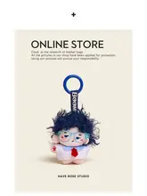 可愛いデザインの眼鏡型ファーバッグチャーム【高級感・癒し系・カジュアル用】