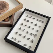 立体写真立て 木製 卓上 インスタ映え 中空 ドライフラワー DIY ハンドメイド インテリア