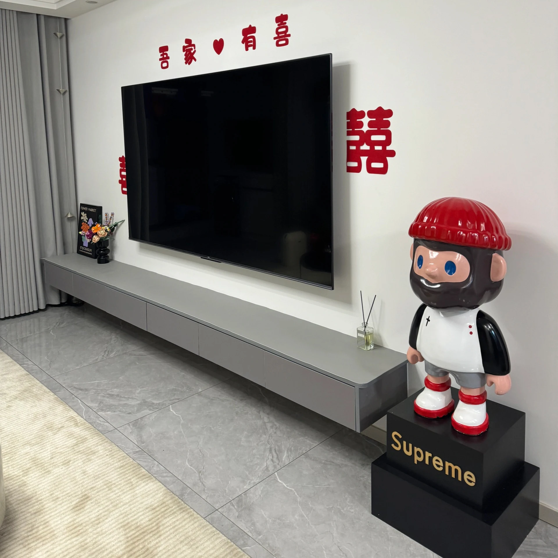 ダイニングテーブル下マット おしゃれな長方形デザインで空間を整  える