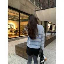 ツートンカラー不規則デザインウールスカート