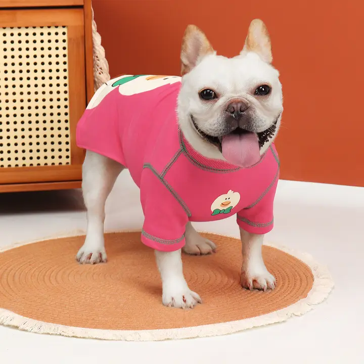 秋用 デザイン犬服【小型犬・薄手・柴犬・ビション・シュナウザー・パグ・フレンチブルドッグ対応】