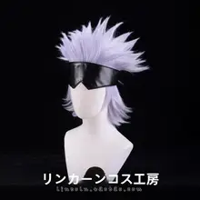 五条悟 コスプレ用ウィッグ【グラデーション・ショートヘア・アニメ風】