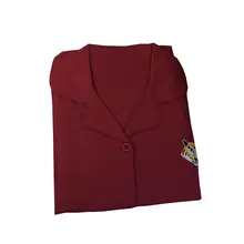 赤のカップル用パジャマ【春秋用・可愛いトラ柄・長袖・純綿・ホームウェア】（セットアップ対応）