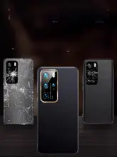 Huawei P40 Pro用・真皮製スマートフォンケース【全包カバー・極薄設計・レンズ保護】