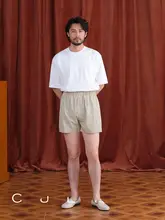 メンズ ボクサーパンツ テンセルコットン 100番手双糸 ルームウェア パジャマ アウトドア対応 「CULTUM」