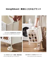 折りたたみ式 家庭用ランドリーバスケット【衛生的で収納便利】