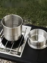 アウトドア用304ステンレス製高圧調理器具【キャンプ・持ち運び便利】（セットアップ対応）