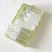 旅行用 化粧品分装ボトルセット【機内持ち込み可・プッシュ式・コンパクト】