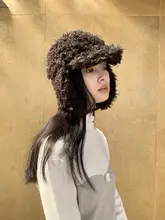 ふわふわの耳あて付きフライトキャップ【保温性・柔らかい素材】