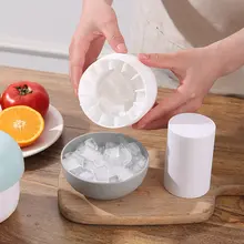 キノコ型製氷トレイ【シリコン製・家庭用・アイスキューブ保存ボックス】