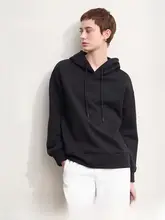 フード付きローズ刺繍入りパーカー【極上の柔らかさ・ゆったりしたデザイン・レディース用】