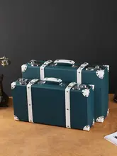 レトロなハンドキャリーケース【木製・衣類収納・フォトプロップ用】